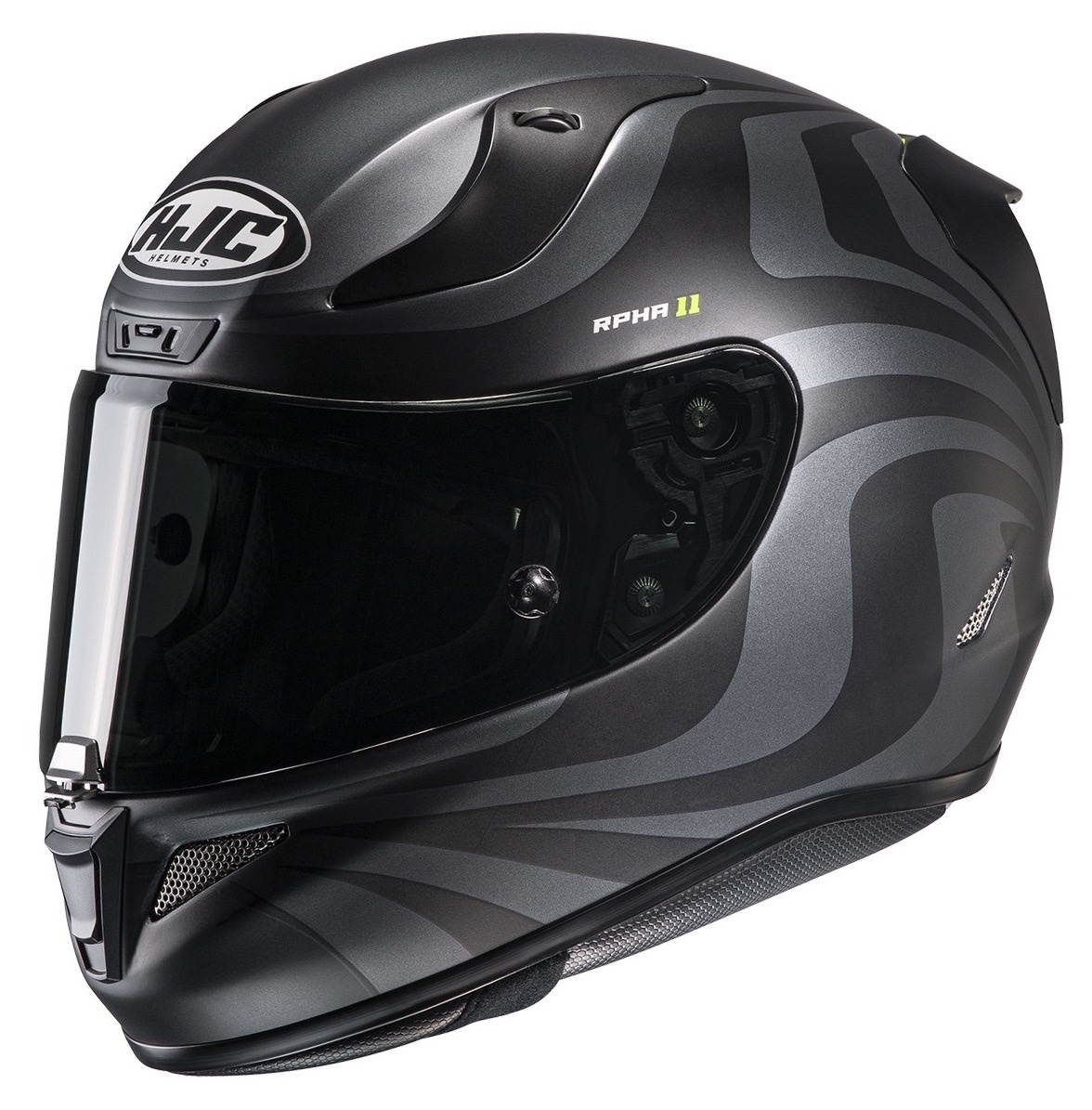 HJC RPHA 11 Full Face Helmet Saravo - Black / Grey - Mega