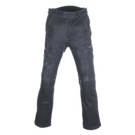 38 Men's Slim Fit Leather Motorcycle Causal Pants Zipper Trousers Riding  Pants 